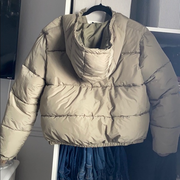 H&M Jackets & Coats Copy Hm Olive Green Puffer Jacket Poshmark